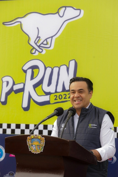 Anuncia Luis Nava la segunda carrera canina P-Run 2022 en el Parque Bicentenario