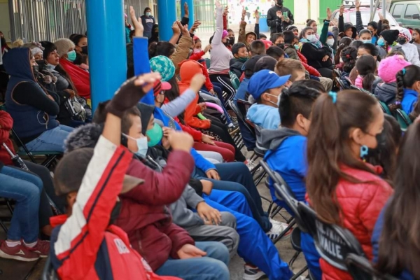 #PinaldeAmoles | Realizan presentación del Circuito Artístico el &quot;HOMBRE DE LA MANCHA&quot; en la primaria “Antonio Valle Martínez”