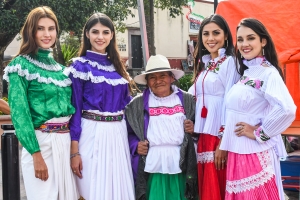 Modelos de Mexicana Universal promueven al pueblo mágico de Amealco, como destino turístico.