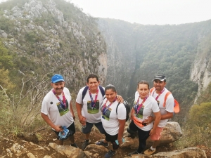 Todo un éxito la primera caminata al Sótano del Barro