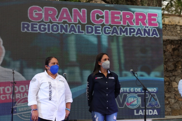 Cierra Marina Ponce con fuerte convocatoria en Landa