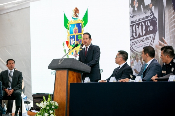 El presente y el futuro de Querétaro es ser un estado de paz: Gobernador