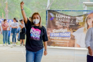 Invita Lupita Ramírez a Derramadero de Juárez a hacer juntos la historia.