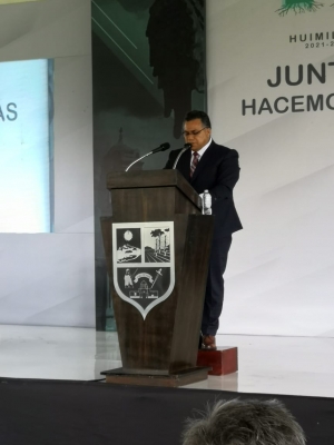 Rinde protesta Juan Guzmán como presidente municipal de Huimilpan, Querétaro para el periodo 2021-2024