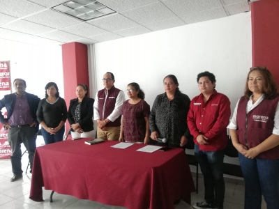 Presenta Morena a integrantes de su nuevo Comité Directivo Estatal