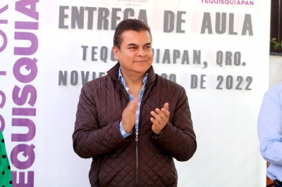 Inaugura Toño Mejía aula didáctica en el Instituto Tecnológico Campus Tequisquiapan