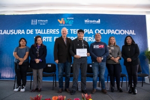 Clausuran talleres de terapia ocupacional, para beneficio de 400 mujeres de El Marqués.