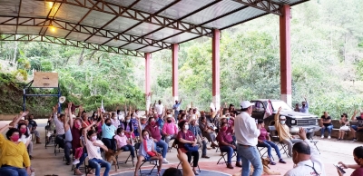 Gran Respaldo en las Comunidades hacia Norberto Jiménez