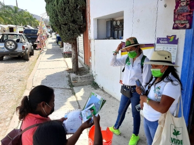 Alexa Hernández candidata verde propone canasta básica en San Joaquín y Landa de Matamoros