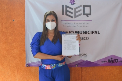 Se Registra Francis Escamilla como candidata del PAN, a la Presidencia Municipal de Arroyo Seco