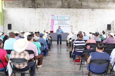 Validan Proyectos del PRODETER en Jalpan