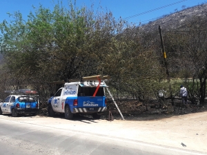 Incendio afectó el cableado de TELMEX