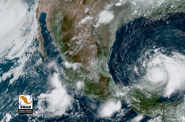 Jueves con lluvias y tormentas por Huracán Grace y una onda tropical