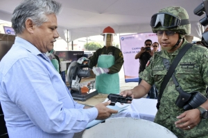 Arrancó la Campaña de canje de armas de fuego en Corregidora 