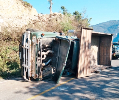 Volcadura Deja un Lesionado