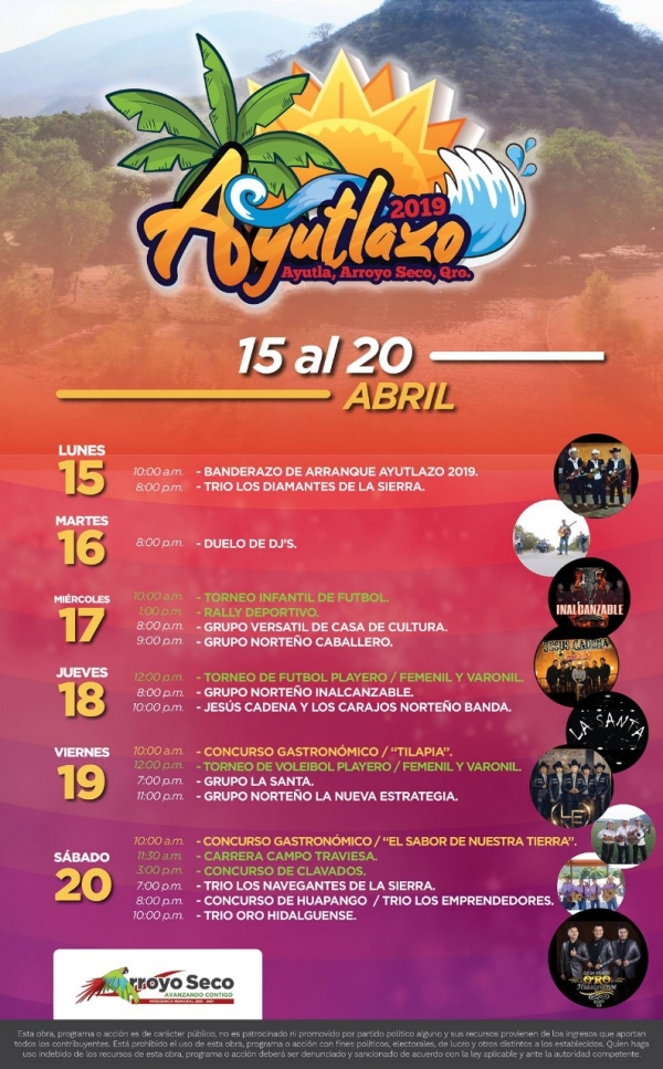 Este 15 de Abril arranca Ayutlazo