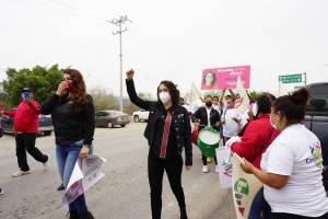 Recorre Abigail Arredondo 8 municipios en el arranque de campañas a Presidencias Municipales y Diputaciones locales