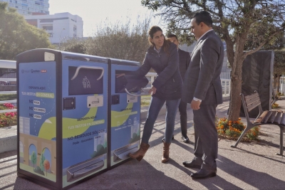 Por una ciudad más limpia, anuncia Luis Nava instalación de 400 Papeleras Solares Compactadoras