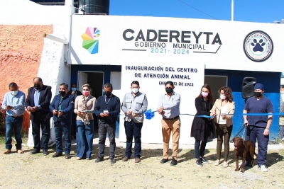 Inauguran centro de cuidado animal en Cadereyta