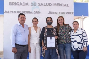 Encabeza Selene Salazar Brigada  Regional de Salud Mental en Jalpan de Serra