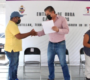 Entrega Toño Mejía primera etapa de urbanizacion en Santillán