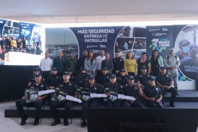 Entregan 14 Patrullas a sanjuanenses para reforzar la seguridad