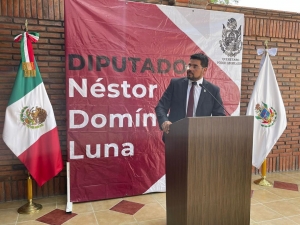 Diputado Néstor Gabriel Domínguez Luna presentó su informe de actividades legislativas