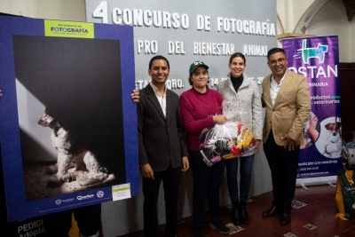 Premian a participantes del 4to concurso de fotografía en pro del bienestar animal