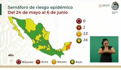 #ÚltimaHora | Querétaro pasa a color verde en Semáforo Epidemiológico Nacional