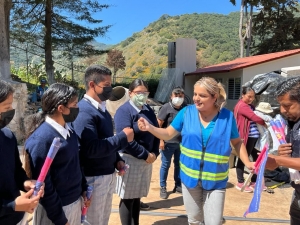 Inician construcción de aula didáctica en la Escuela telesecundaria Plutarco Elías Calles.