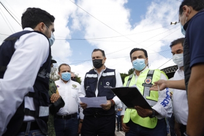 Atiende Gobernador contingencia por inundaciones en Querétaro y Corregidora