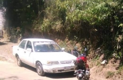 Recupera policía de Landa auto robado en Pisaflores