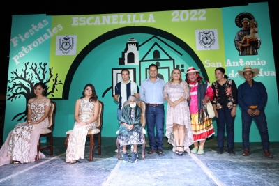 Celebran Fiestas Patronales Escanelilla 2022, en honor a San Antonio de Padua.