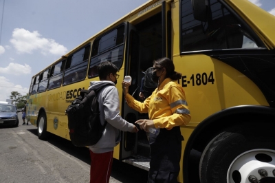 Transporte Escolar Gratuito y Universitario reinicia actividades en beneficio de más de 3 mil estudiantes