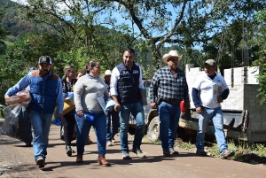 Marina Ponce realiza recorrido de obra por el circuito 4 Los Cafetales