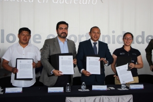 Municipio de Colón patrocina a alumnos de la UNAQ; competirán en la NASA