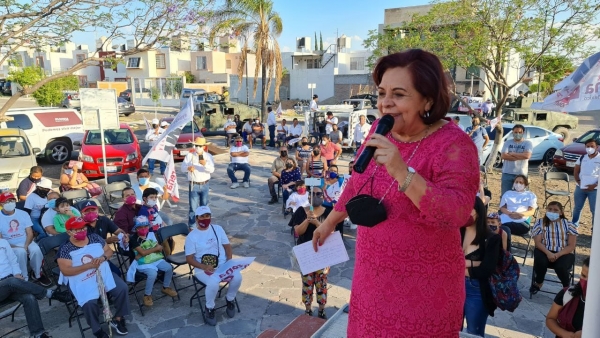 “Seguridad, Agua y Transporte” prioridades de Celia Maya