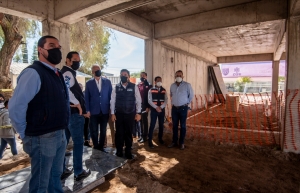 Supervisan obra de reconstrucción de la escuela primaria de El Colorado, El Marqués