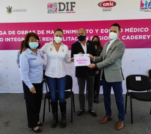 Con aportación de CMIC, DIF Estatal apoya a Centro de Rehabilitación de Cadereyta