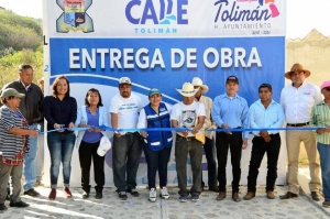 Entrega Lupita Alcántara Obras por un Monto de 6.5 mdp