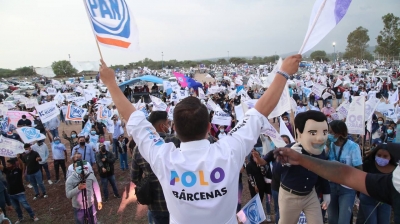 Con el respaldo ciudadano, Polo Bárcenas cierra campaña para presidente municipal de Colón