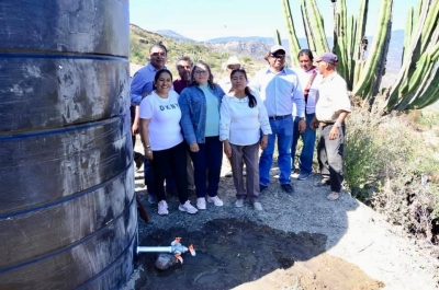 #Tolimán | Instalan Tinaco de 10 mil Litros en Sabino parte alta 