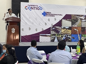 Presenta  Cadereyta programa de obra anual (POA)