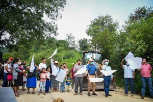 Arranca Payín Muñoz la pavimentación de 2 calles y construcción de rampas