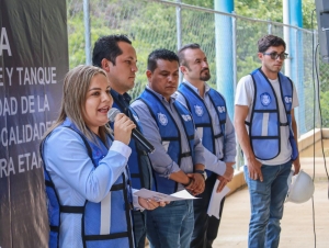 Arranca obra de Construcción de red de agua potable y tanque de almacenamiento en la Morita y la Barrosa