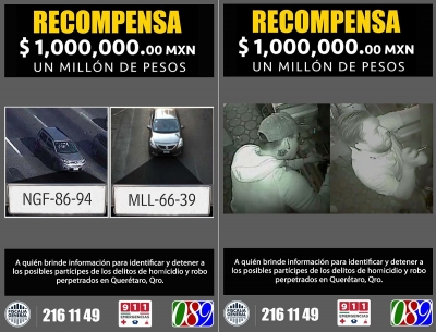 Recompensa del 1 MDP  de pesos ofrece la FGEQ