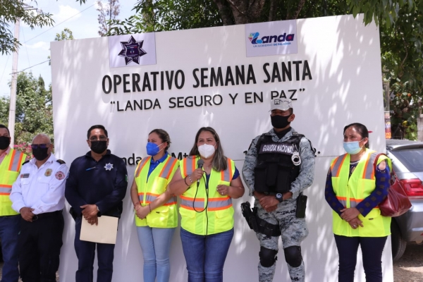 Arranca operativo de Semana Santa en Landa