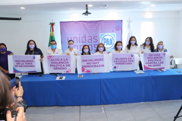 PAN Querétaro presenta denuncias por violencia política de género hacia sus candidatas a alcaldesas en Huimilpan y Tolimán