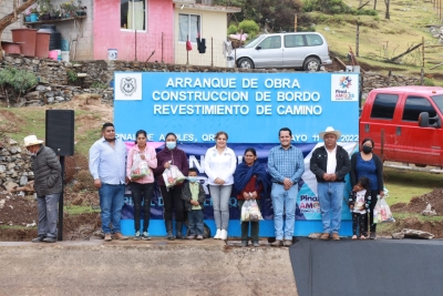 En San Gaspar Lupita Ramírez arranca obras por 2 MDP