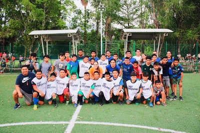 Visita SEJUVE a Escuela de Futbol de Concá